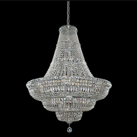 Allegri Betti 33 Light 36" Wide Crystal Empire Chandelier Chrome / Clear Firenze