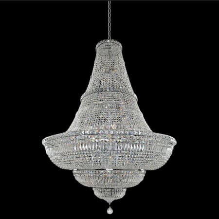 Allegri Betti 56 Light 48" Wide Crystal Empire Chandelier Chrome / Clear Firenze
