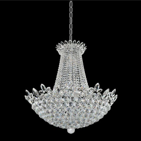 Allegri Treviso 21 Light 30" Wide Crystal Empire Chandelier Chrome / Clear Firenze
