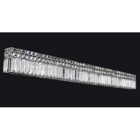 Allegri Vanita 10 Light 46" Wide Bathroom Bath Bar Chrome / Clear Firenze