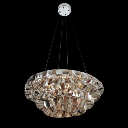 Allegri Gehry 8 Light 24" Wide Crystal Chandelier Chrome / Mixed Firenze