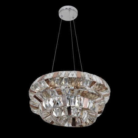Allegri Gehry 6 Light 17-11/16" Wide Crystal Pendant Chrome / Mixed Firenze