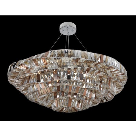 Allegri Gehry 21 Light 39-3/8" Wide Crystal Chandelier Chrome / Mixed Firenze