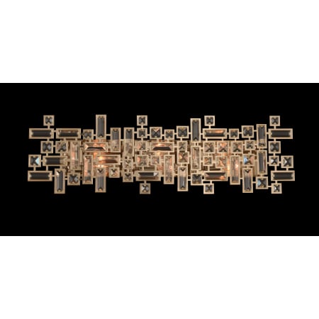 Allegri Vermeer 30" Wide ADA Bathroom Vanity Light with Firenze Crystal Brushed Champagne Gold