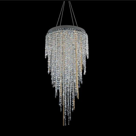 Allegri Tenuta 10 Light 24" Wide Crystal Chandelier Chrome / Clear Firenze