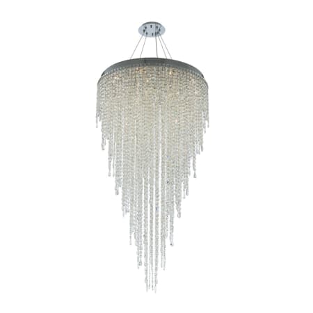 Allegri Tenuta 16 Light 32" Wide Crystal Chandelier Polished Chrome