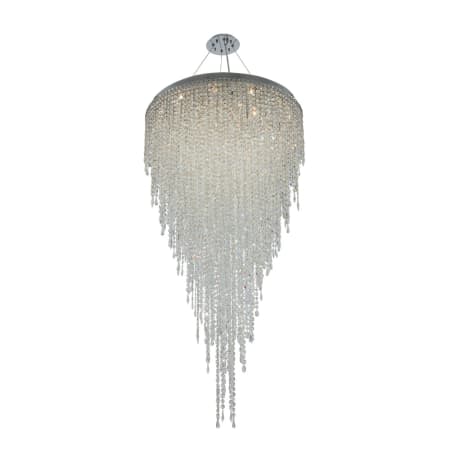 Allegri Tenuta 21 Light 36" Wide Crystal Chandelier Polished Chrome