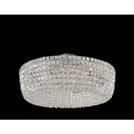 Allegri Cessano 6 Light 24" Wide Semi-Flush Ceiling Fixture Chrome / Clear Firenze