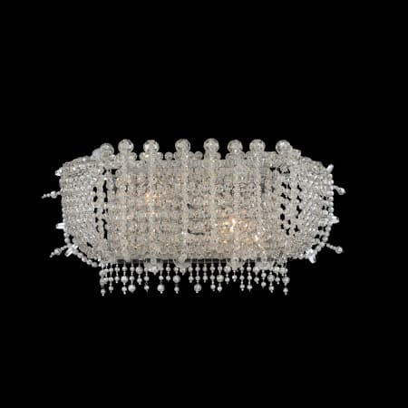 Allegri Cielo 19" Wide Bath Bar with Firenze Crystal Chrome