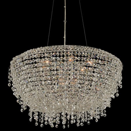 Allegri Massimo 23" Wide Pendant with Firenze Crystal Chrome