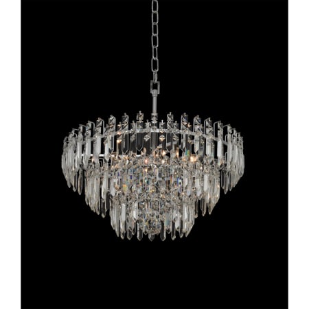 Allegri Pandoro 21" Wide Waterfall Chandelier with Firenze Crystal Chrome
