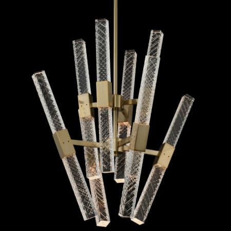 Allegri Apollo 16 Light 26" Wide LED Abstract Chandelier with Firenze Crystal Brushed Champagne Gold