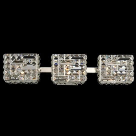 Allegri Marazzi 3 Light 22" Wide LED Bathroom Vanity Light Polished Nickel