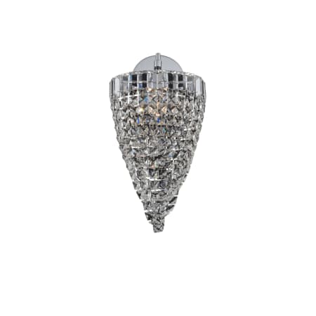 Allegri Mira 20" Tall Wall Sconce with Firenze Crystal Chrome
