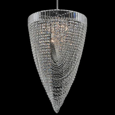 Allegri Mira 26" Wide Pendant with Firenze Crystal Chrome