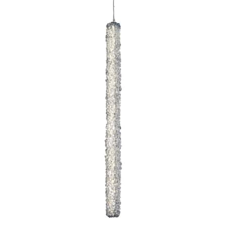 Allegri Lina 2" Wide LED Mini Pendant with Firenze Crystal Chrome