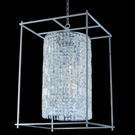 Allegri Joni 30" Wide Pendant with Firenze Crystal Chrome