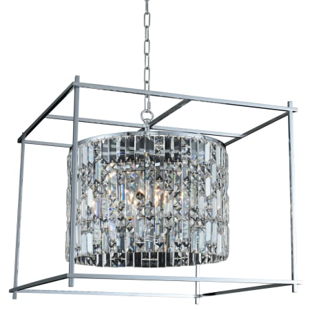 Allegri Joni 34" Wide Pendant with Firenze Crystal Chrome