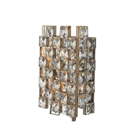 Allegri Piazze 3 Light 14" Tall Wall Sconce Brushed Champagne Gold