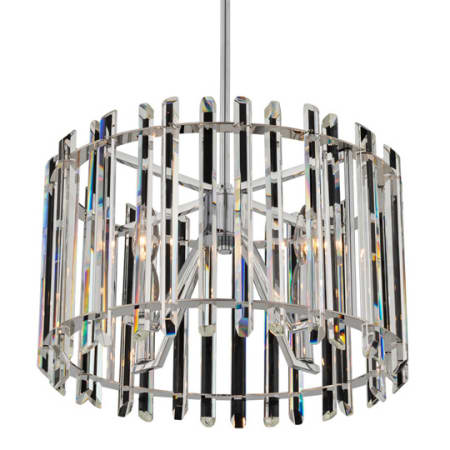 Allegri Viano 4 Light 17" Wide Crystal Pendant Polished Chrome / Clear Firenze