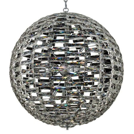 Allegri Alta 12 Light 26" Wide Crystal Pendant Polished Chrome / Clear Firenze