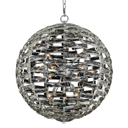 Allegri Alta 16 Light 36" Wide Crystal Pendant Polished Chrome / Clear Firenze