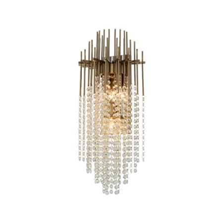 Allegri Estrella 3 Light 24" Tall Wall Sconce Brushed Champagne Gold