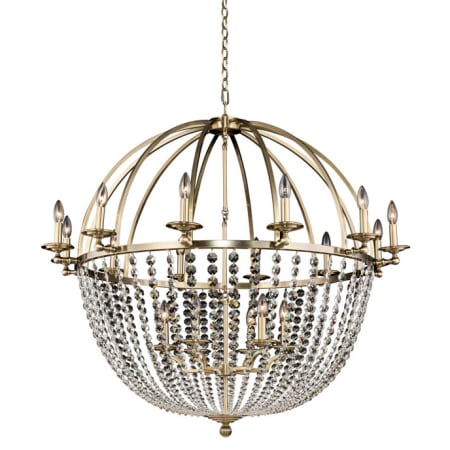 Allegri Pendolo 18 Light 44" Wide Crystal Chandelier Brushed Champagne Gold / Clear Firenze