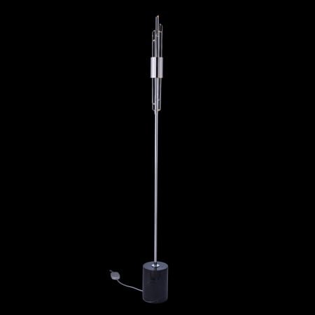 Allegri Lucca 72" Tall LED Buffet Floor Lamp Polished Chrome