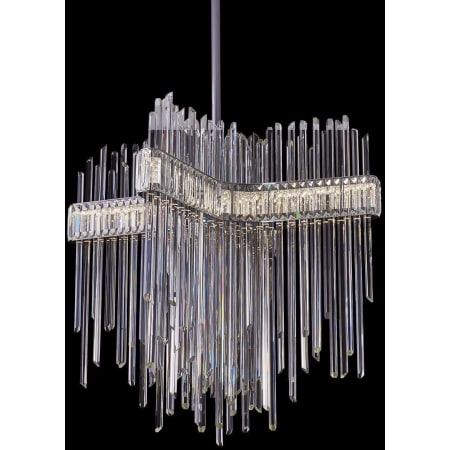 Allegri Piovere 40" Wide Crystal Pendant Chrome