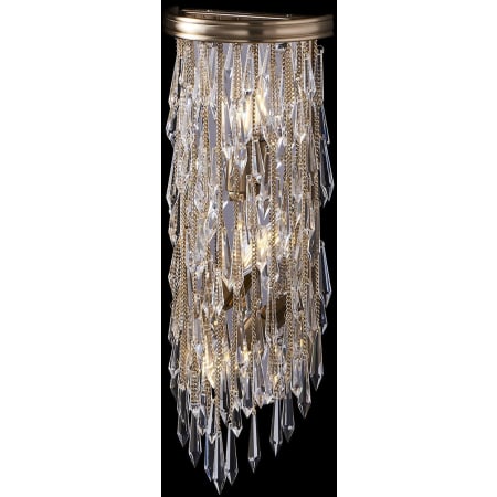 Allegri Frangia 3 Light 22" Tall Wall Sconce Brushed Champagne Gold