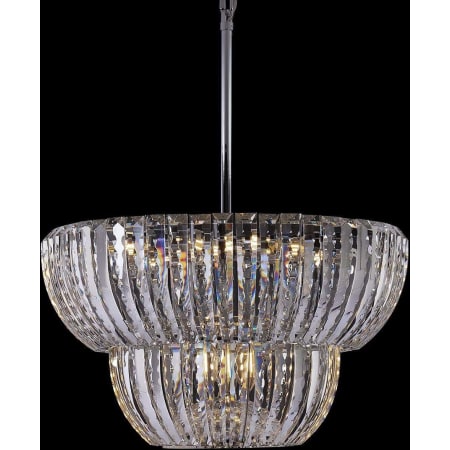 Allegri Fontana 9 Light 22" Wide Crystal Pendant Chrome
