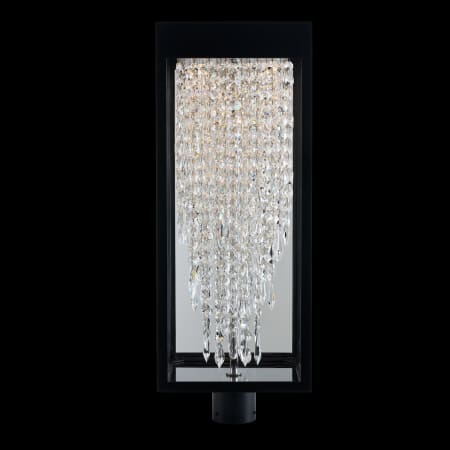 Allegri Tenuta Esterno 30" Tall LED Post Light Matte Black