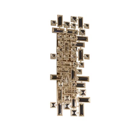 Allegri Vermeer 9" Tall ADA Wall Sconce with Firenze Crystal Brushed Champagne Gold