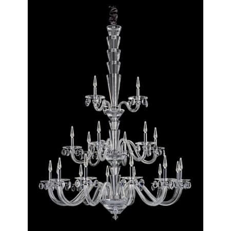 Allegri Shorecrest 21 Light 52" Wide Crystal Chandelier Chrome / Clear Swarovski Elements