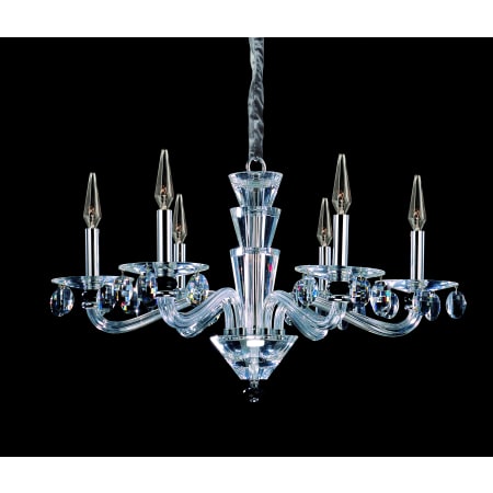 Allegri Shorecrest 6 Light 29-1/2" Wide Crystal Chandelier Chrome with Clear Crystals