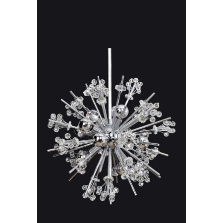 Allegri Shorecrest 10 Light 19" Wide Crystal Multi Light Pendant Chrome / Clear Firenze