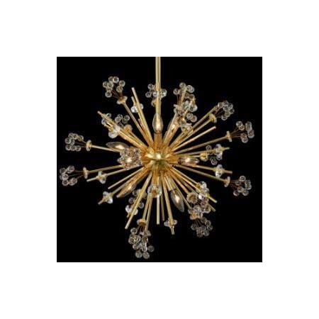 Allegri Constellation 10 Light 19" Wide Crystal Pendant 18K Gold