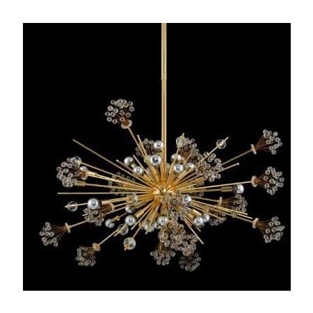 Allegri Constellation 30 Light 36" Wide Crystal Pendant 18K Gold