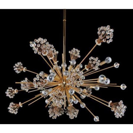 Allegri Constellation 46 Light 60" Wide Crystal Pendant 18K Gold