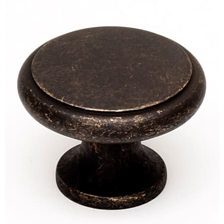 Alno Knobs - 1-1/4" Round Contemporary Solid Brass Mushroom Cabinet Knob / Drawer Knob Barcelona