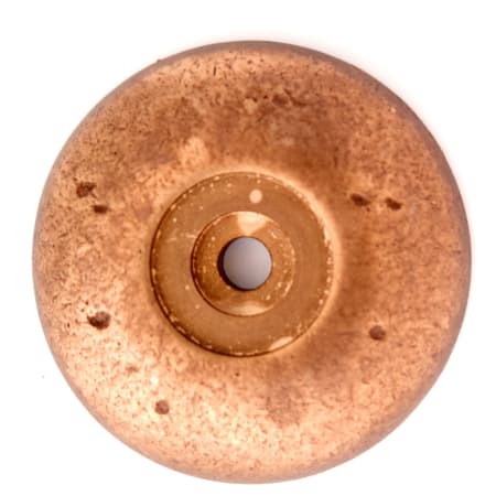 Alno Sierra 1-5/8" Diameter Distressed Rustic Solid Bronze Cabinet Knob Backplate Escutcheon Rosette Rust Bronze