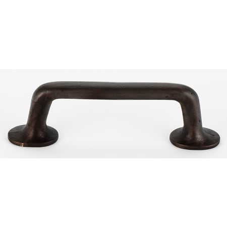 Alno Sierra 4" Center to Center Rustic Distressed Solid Bronze Industrial Handle Style Cabinet Handle / Drawer Pull Dark Bronze