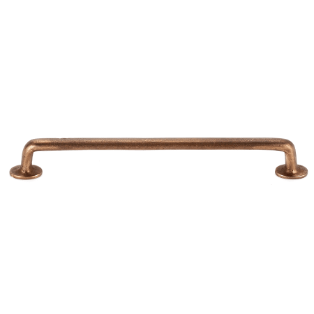 Alno Sierra 12" Center to Center Distressed Rustic Farmhouse Solid Bronze Appliance Handle / Appliance Pull Rust Bronze