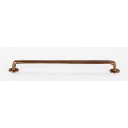 Alno Sierra 18" Center to Center Distressed Rustic Industrial Solid Bronze Large Cabinet Handle / Drawer Pull Rust Bronze