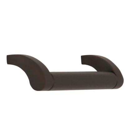 Alno Circa 4" Center to Center Modern Drop Grip Solid Brass Cabinet Handle / Drawer Pull Bronze