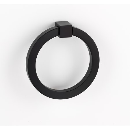 Alno 3-1/2" Wide Round Ring Solid Brass Cabinet Pull with Square Mount Bronze