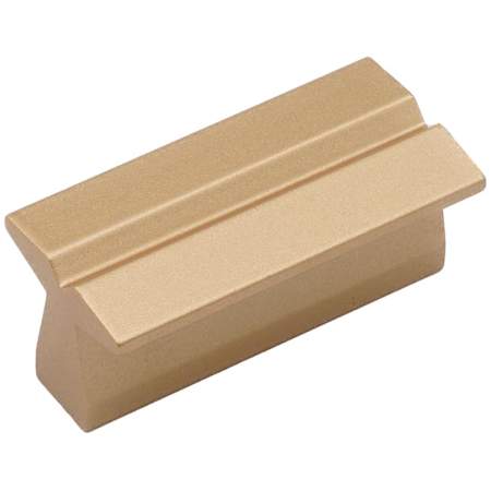 Alno Lux 1" Center to Center Linear Flush Rectangular Cabinet Knob / Pull Champagne