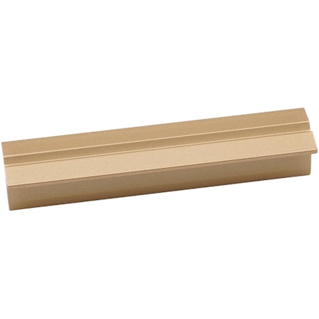 Alno Lux 3" Center to Center Linear Flush Channeled Rectangular Cabinet Handle / Drawer Pull Champagne