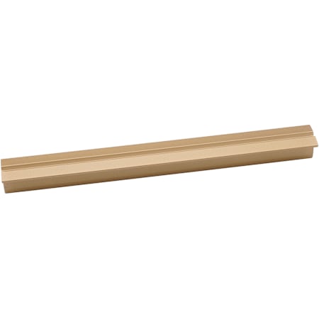 Alno Lux 8" Center to Center Linear Flush Channeled Rectangular Cabinet Handle / Drawer Pull Champagne